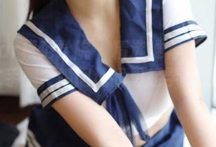 MFStar模范学院 – 精选推荐：伊小七MoMo水手服，瞬间让我想起学校里的春游。