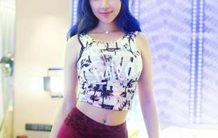 推女郎 – 原图之下，陆瓷的连衣裙穿得真不错，内心默默给她打call！